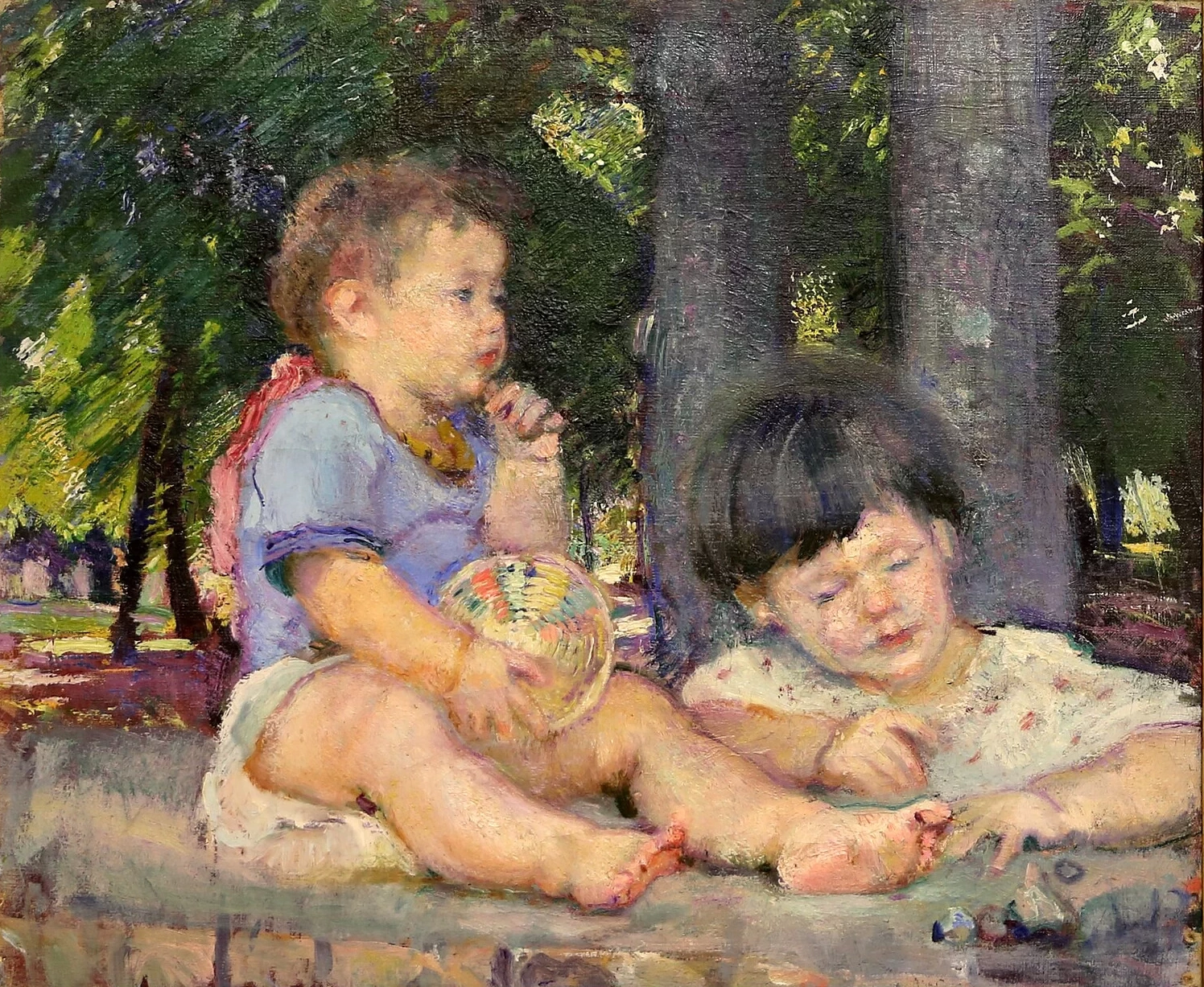 Bambini all'aria aperta, 1914 - Palazzo del Tè, Mantova